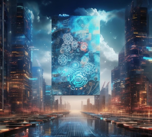 科技与创新,绘画中的智慧与未来的探索